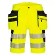 DX4 Stretch Hi-Vis riipputaskushortsit - Miesten huomiotyöshortsit - DX446 - 1