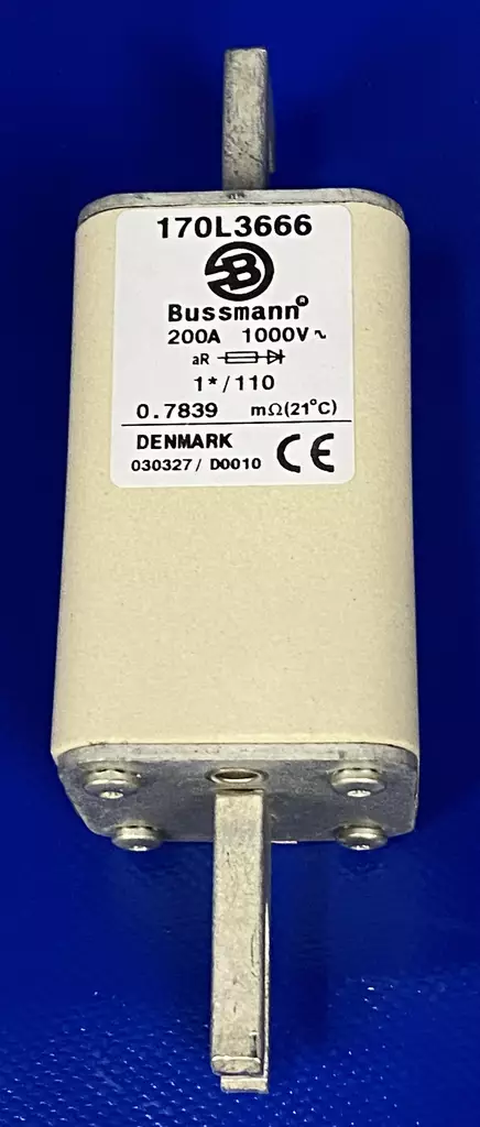 1/110 200A 1000V HS Erik.nop.kahvavaroke - Erikoisnopeat NH kahvasulakkeet pulttiki - 170L3666 - 1