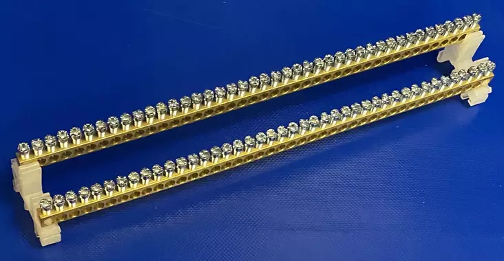 SET-5 PE-/N-kiskopaketti (50+50 * 1,5-16mm²) - Ruuviliitäntäiset 2-kiskoiset N- ja PE-k - 1901546 - 1