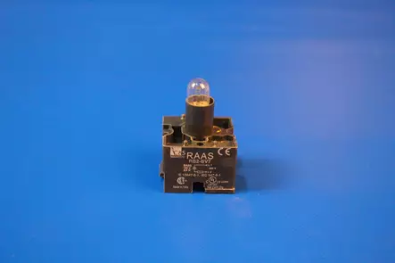 Painikerunko+Ba9s,130v lampun.pid, jänn, muuntajal - 22mm HÄTÄ-Seis-, ohjaus- ja 1-0 painikke - RB2BV7 - 1