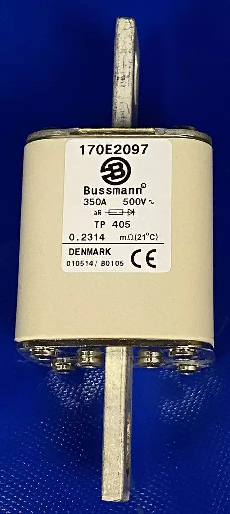 405 350A 500V Erik.nop.kahvavaroke - Erikoisnopeat NH kahvasulakkeet pulttiki - 170E2097 - 1