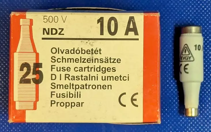 DI 10A hidas 500V Tulppasulake Diazed E16 - Diazed tulppasulakkeet DI / E16 ja DIV / - 3021137 - 1