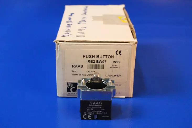 Merkkivalorunko 22mm 220/240Vac Ba9s, 130Vac/dc - 22mm koskkettimet ja tarvikkeet Kansiase - RB2BW07 - 1