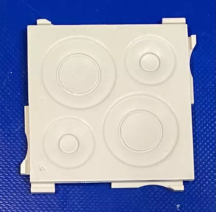 Kakkoskoon TSS-FL21 multilaipan läpivienti moduuli (2x10-20mm + 2x20-30mm kaapeleille), multilaippa vedonpoistolla - TSS Modifioitavat multilaipat - 2665409 - 1