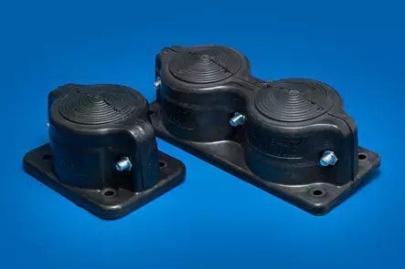 Multilaippa MC2 2x8-67, laippakoko-2 IP55, Ral9005 - Trelleborg Multilaipat - FL21MC2-1732349 - 2