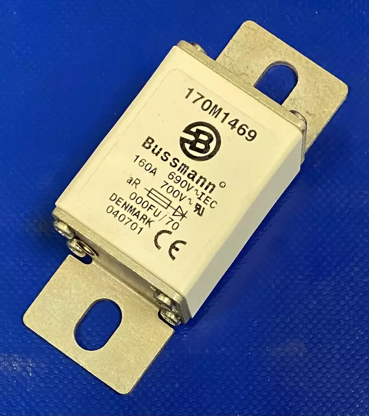 000FU / 70 160A 690V aR Erik.nop.kahvavaroke - Erikoisnopeat NH kahvasulakkeet pulttiki - 170M1469 - 1