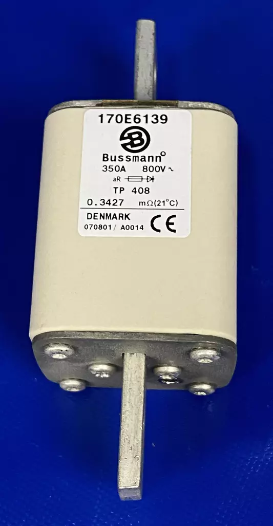 408 350A 800V Erik.nop.kahvavaroke - Erikoisnopeat NH kahvasulakkeet pulttiki - 170E6139 - 1