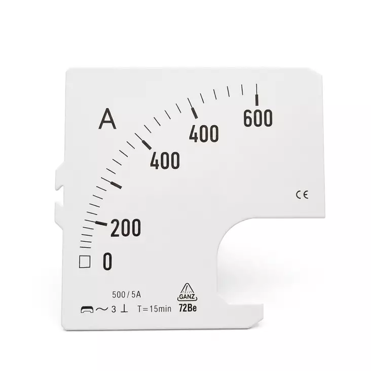 72B.. 500/5A.../15min. Huippuamp.mitt. taulu - Taulumittarit - HAMTGU7205005A - 2