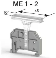 ME 1-2 Rivimerkkauspidike KD4 päätypuristimille - Riviliitintarvikkeet - 49613A - 1