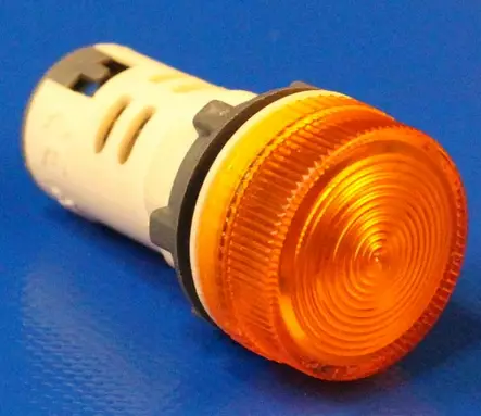 LED-merkkilamppu 22mm Oranssi 110Vac - 22mm LED-merkkivalot 110Vac - RCB7IVL75110Vac - 1