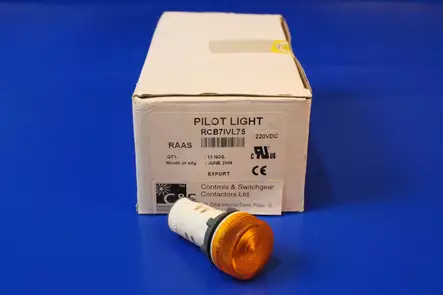 LED-merkkilamppu 22mm Oranssi 220Vdc - 22mm LED-merkkivalot 220Vdc - RCB7IVL75220Vdc - 1