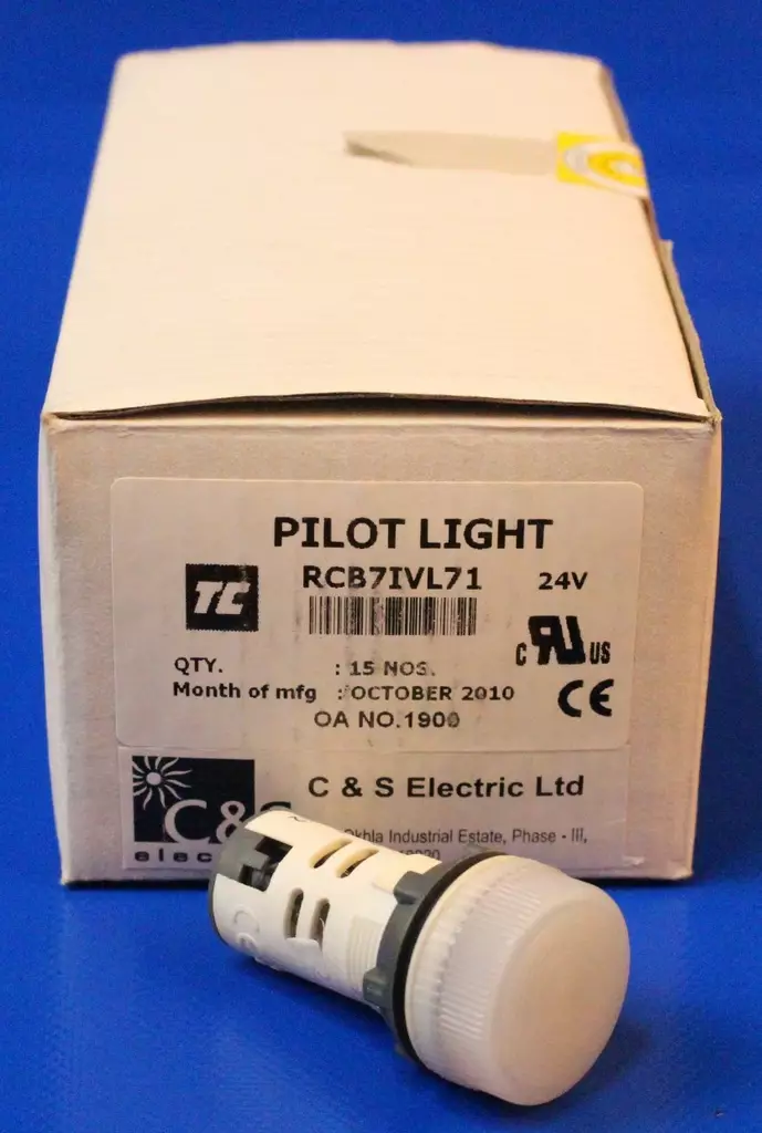 LED-merkkilamppu 22mm Kirkas 24Vac/dc - 22mm LED-merkkivalot 24Vac/dc - RCB7IVL7124Vac-dc - 1