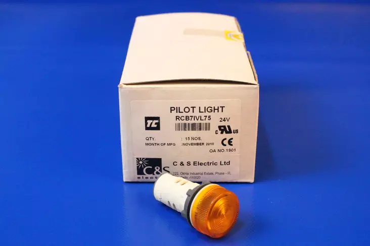 LED-merkkilamppu 22mm Oranssi 24Vac/dc - 22mm LED-merkkivalot 24Vac/dc - RCB7IVL7524Vac-dc - 1