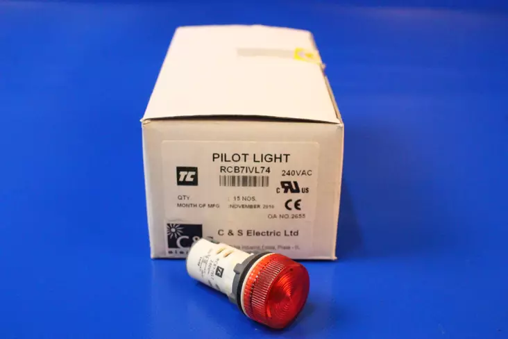 LED-merkkilamppu 22mm Punainen 240Vac - 22mm LED-merkkivalo vihreä + punainen 24 - RCB7IVL74240Vac - 1