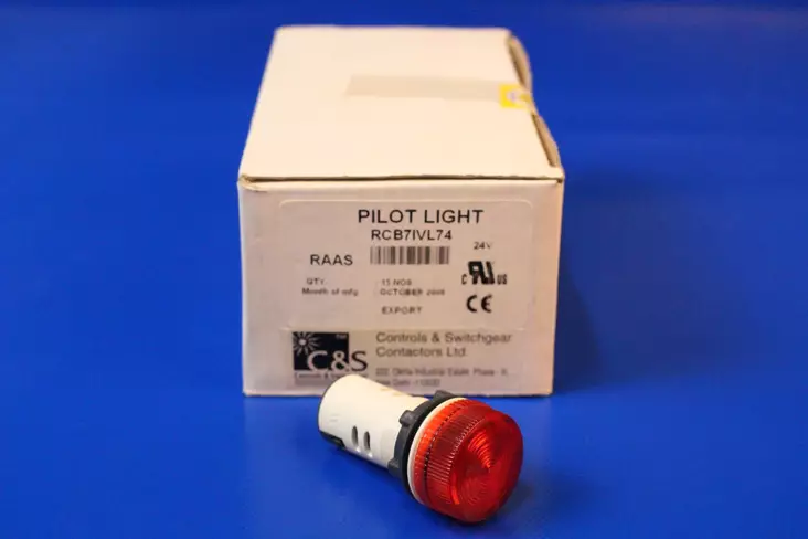 LED-merkkilamppu 22mm Punainen 24Vac/dc - 22mm LED-merkkivalot 24Vac/dc - RCB7IVL7424Vac-dc - 1