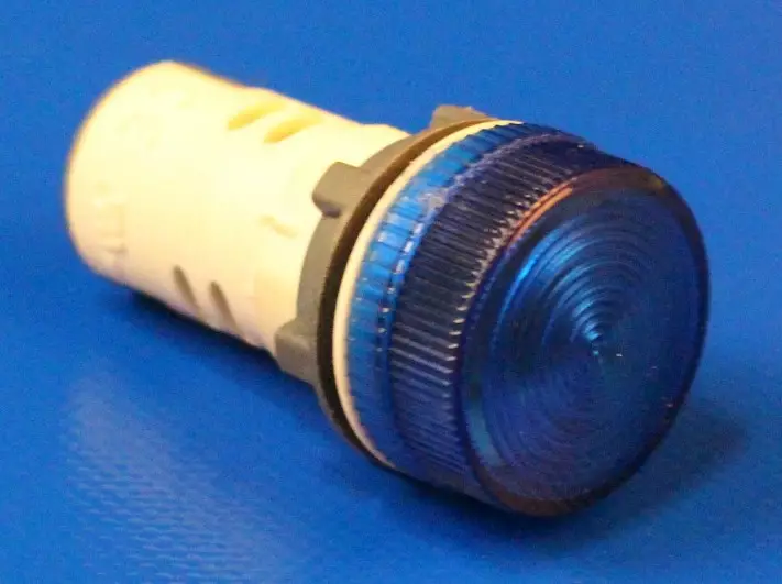 LED-merkkilamppu 22mm Sininen 48Vac/dc - 22mm LED-merkkivalot 48Vac/dc - RCB7IVL7648Vac-dc - 1