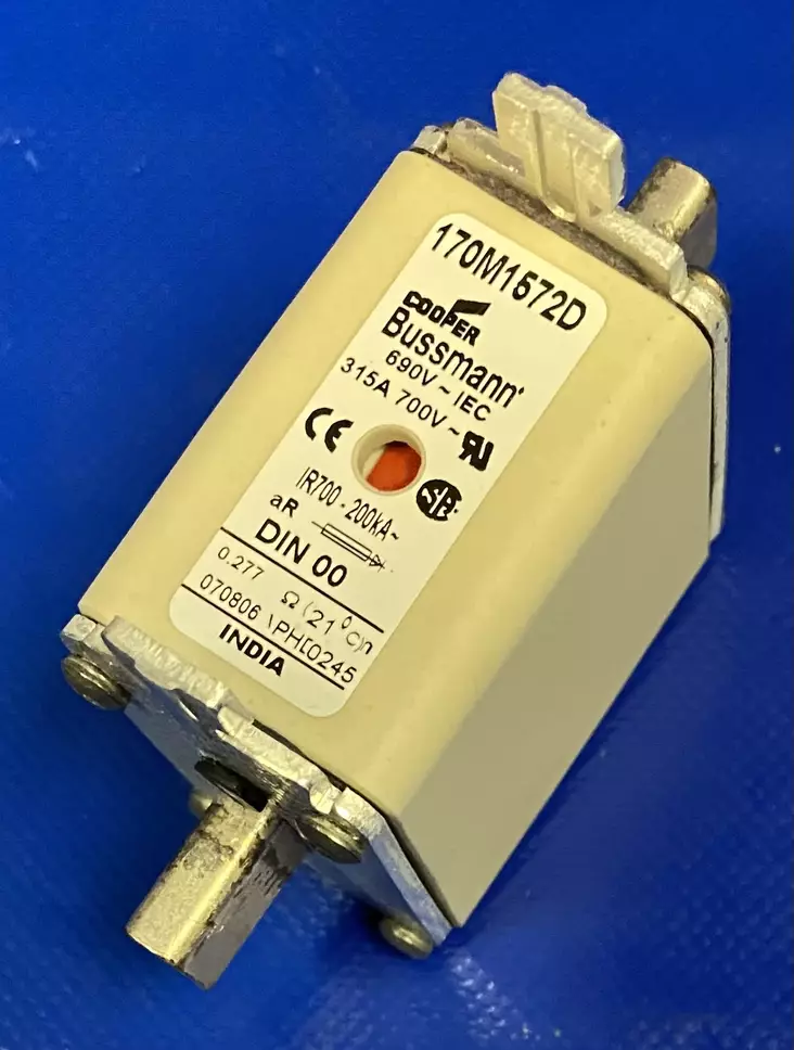 NH-000 315A 690V aR Erik.nop.kahvavaroke - Erikoisnopeat NH kahvasulakkeet veitsiki - 170M1572D - 1