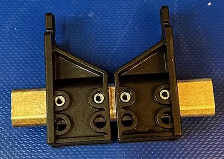 NH00 160A Oikosulkuveitsi IP20 vetonastoilla - Tarvikkeet NH-kahvavarokealustoille - 341100DF - 1