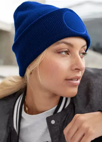 Painettava Grafiitinharmaa pipo pyöreällä painopaikalla B446GPH - Pipot - B446GPH - 2