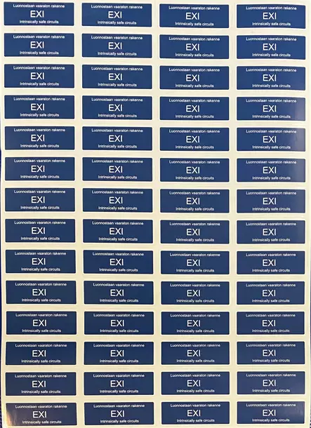 Tarra EXI Luonnostaan .. 19*50 mm 56 kpl/arkki - A4 4-väri Muotoonleikatut tarrat - TAREXI - 1