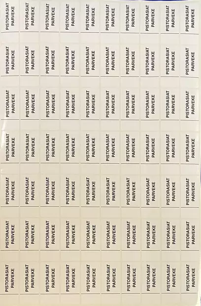 Ryhmäkeskustarra Parveke pistorasiat 1-mod 70kpl arkilla - A4 4-väri Muotoonleikatut tarrat  - RK-TARPistorParvek - 1