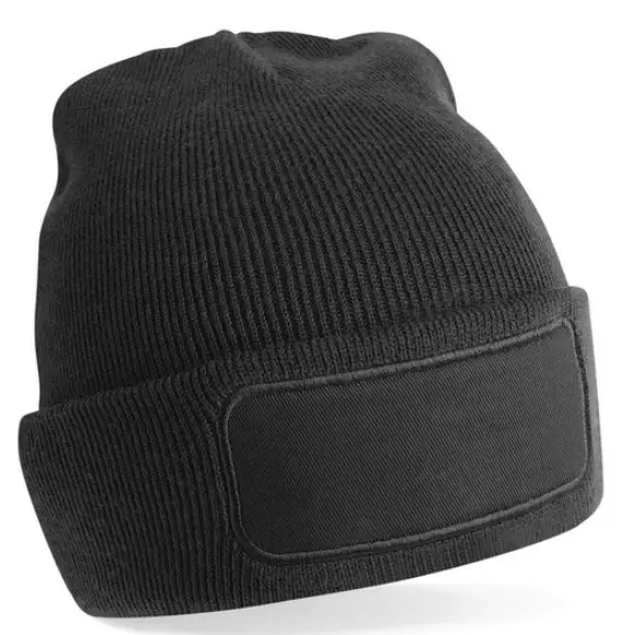 Painettava Musta pipo Suorakait painopai - Pipot - B445BCK - 1