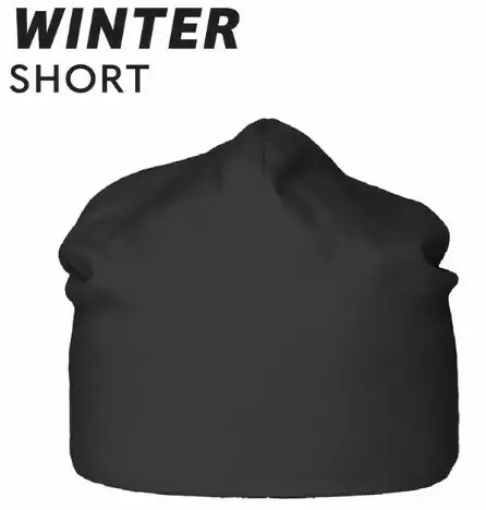 Puijo WINTER SHORT pipo Fleece vuorella musta - Pipot - Puijo-Winter-Black - 1