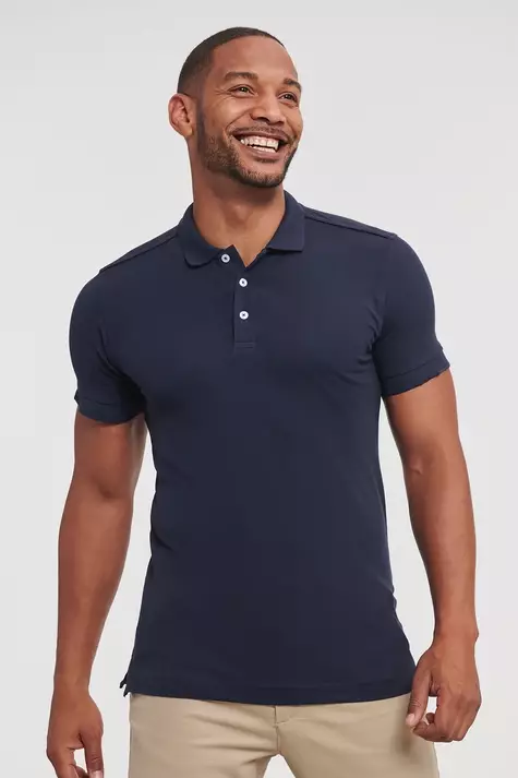 Russell Miesten STRETCH PIKEE - Miesten puuvilla Pikee paidat - 566M - 1