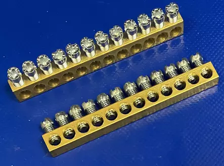 SET12 PE-/N-kisko ECS-MK-BASIC-SET 12x16mm² - Ruuviliitäntäiset N- ja PE-kiskot - SET12_irto - 1