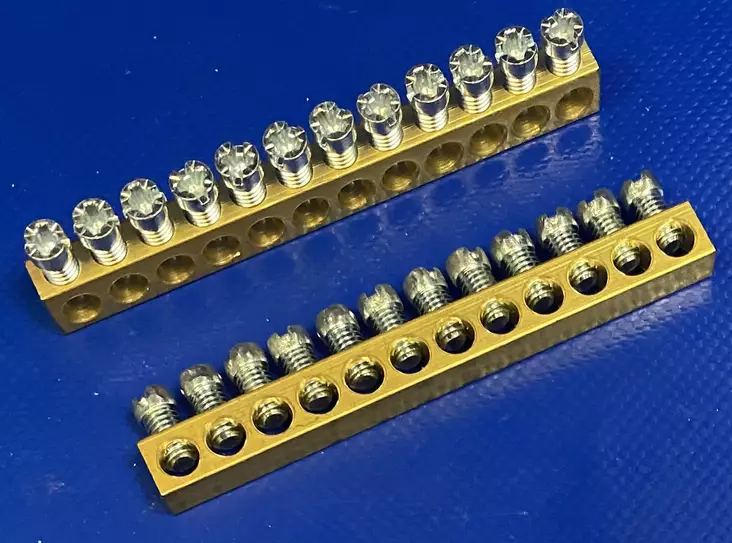 SET12 PE-/N-kisko ECS-MK-BASIC-SET 12x16mm² - Ruuviliitäntäiset N- ja PE-kiskot - SET12_irto - 1