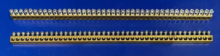 SET42 PE-/N-kisko ECS-MK-BASIC-SET 42x16mm² - Ruuviliitäntäiset 2-kiskoiset N- ja PE-k - SET42_irto - 1