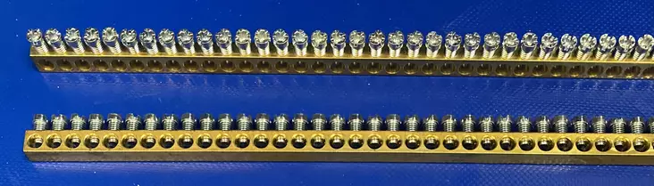 SET52 PE-/N-kisko ECS-MK-BASIC-SET 52x16mm² - Ruuviliitäntäiset 2-kiskoiset N- ja PE-k - SET5_irto - 1