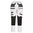 DX4 Stretch valko-musta riipputaskuhousu - Miesten huomiotyöhousut - DX440WGR - 1