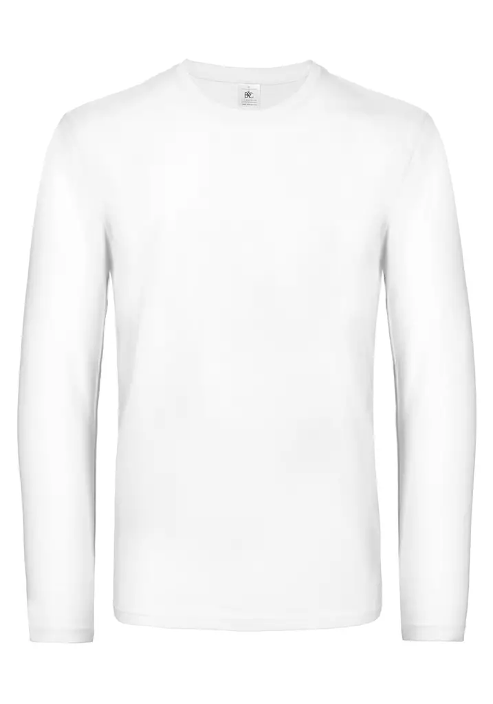 B&C Pitkähihainen T-Paita #E190 LSL TU07T REGULAR FIT 185 g/m² 100% esikutistettu ring-spun puuvilla - Miesten pitkähihaiset T-paidat - TU07T - 4